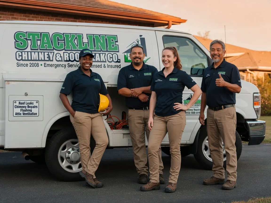 Chimney flashing repair company in Offerman, GA